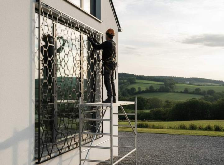 Grille de defense à Miramas